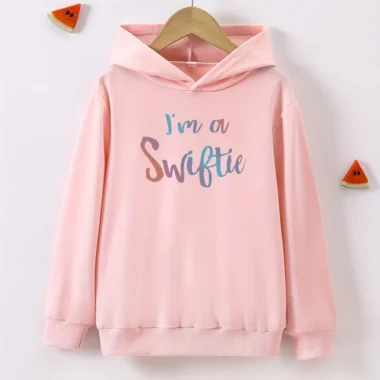 "I'm a Swiftie" Pastel Pink Hoodie